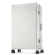 高档纯色小清新行李箱，女20白色旅行箱高颜值拉杆箱学生24万向轮铝