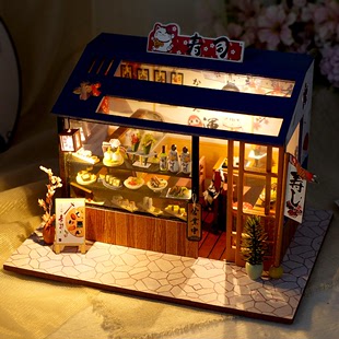 diy小屋手工制作男友迷你小房子模型拼装玩具创意生日礼物女生