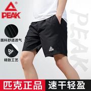 匹克运动短裤男士透气训练裤子五分裤外穿夏季休闲健身专业跑步裤