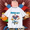 恶搞之家布莱恩饺子联名DC超人蝙蝠侠短袖男女夏季宽松纯棉t恤潮