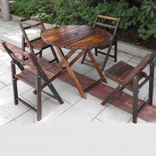炭化木防腐木/户外园艺用品/吧桌椅/户外家具/休闲折叠桌椅