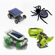 太阳能玩具汽车蜘蛛蚂蚁，6合1太阳能diy机器，创意儿童新奇拼装玩具
