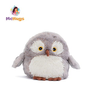 英国McHugs猫头鹰玩偶可加热小热偶薰衣草抱枕送礼物毛绒玩具公仔