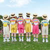 儿童啦啦队演出幼儿园可爱背带裤舞蹈服小学生运动会演出服