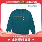 韩国直邮OCEAN SKY 家居服套装 海洋天蓝色男童全息图印花套头T恤