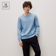Marc O'Polo/MOP商场同款冬季绵羊毛混纺圆领针织衫男士