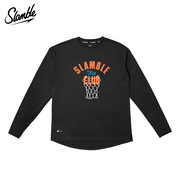 SLAMBLE秋冬FIT美式篮球运动长袖男T恤速干透气投篮服上衣