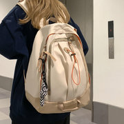 短途旅行背包女款双肩，包2023时尚轻便旅游包包大容量女士书包