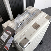 日本铝框箱高端PC拉杆箱旅行箱28寸托运箱防刮耐磨20女登机箱