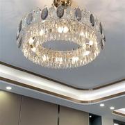 定制轻奢水晶吊灯客厅，灯后现代简约创意，大气餐厅卧室高档饭厅灯具