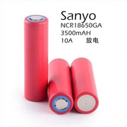 三洋18650锂电池，ncr18650ga3500mah10a放电三洋ga