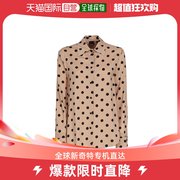 香港直邮pinko女士，pinko波点长袖，纽扣衬衫