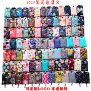 韩国便携可折叠手机袋超市购物袋环保袋印花涤纶布手提袋可定LOGO
