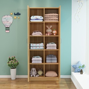 衣柜家用卧室儿童，收纳柜木质现代简约出租房小户型，衣橱宝宝储物柜
