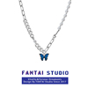 FANTAI蝴蝶珍珠项链女设计感高级2023年饰品锁骨链网红小众