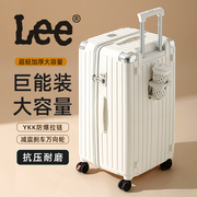 Lee超大容量学生行李箱女24寸万向轮出国旅行箱包男密码拉杆箱子