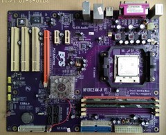 精英NFORCE4M-A V1.1主板 集成声网PCI-E D2 AM2 938针 送CPU 1G