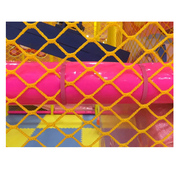 气堡防护网儿童乐团安全保护网蹦蹦床护栏尼龙防坠绳网扎线