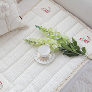 韩国进口中式沙发垫防滑加厚纯棉沙发垫组合沙发坐垫飘窗垫