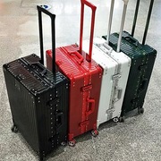 24拉杆箱铝框箱复古行李箱男女密码箱学生韩版皮箱旅行箱结实