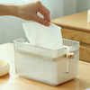 纸巾盒客厅高档轻奢茶几抽纸盒亚克力餐巾纸盒ins面纸盒透明高级