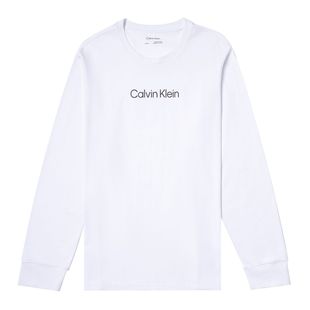 Calvin Klein/凯文克莱男春秋季圆领长袖T恤休闲百搭纯棉印花上衣
