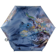 台湾彩虹屋太阳伞黑胶防晒防紫外线50+小口袋，遮阳超轻晴雨伞