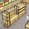 超市货架置物架多层展示柜，便利店商用双面，零食饮料单面挂钩展示架