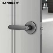三杆式卫生间门锁卧室内房间，静音锁老式球形，圆形门锁换改装把手锁