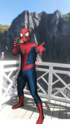 超凡2款蜘蛛侠Cosplay全包连体紧身衣氨纶弹力数码印花漫展表演服