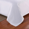 60支贡缎平纹三四件套全棉白色1.5Lm米床单被套酒店床上用品