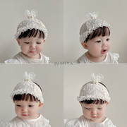 ins韩版婴儿帽子夏天薄款女宝宝0-3个月护囟门护头帽卤门新生胎帽