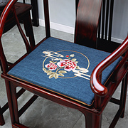 实木红木质沙发坐垫，中式餐椅圈椅官帽，太师加厚海绵垫子防滑可拆洗