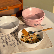 韩国ins风泼墨碗陶瓷复古水果，酸奶碗麦片早餐，大号饭碗甜品碗餐具
