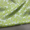 高档绿色可爱花朵提花布料立体光泽感连衣裙服装面料手工DIY包包