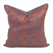 沙发加提抱枕靠垫m不含芯藏红厚花混纺方椅形子软包床头靠奢华