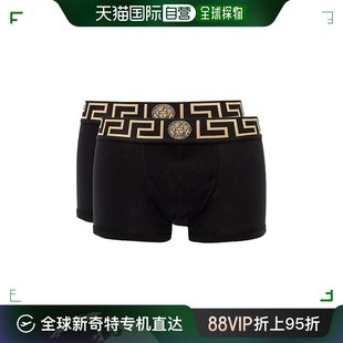 香港直邮Versace范思哲男士贴身弹力内裤黑色简约个性舒适透气