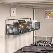 学生寝室床头置物架墙上零食挂篮，免打孔床上收纳好物宿舍上铺神器