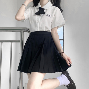 泰国校服娜诺禁忌女孩学院风jk制服，衬衫女生长袖泰式百褶短裙套装