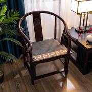 老式红木椅子坐垫中式沙发餐椅实木家具圈椅太师椅官帽椅垫1017f