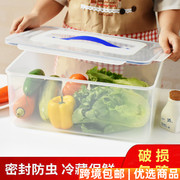 密封透明食品收纳盒塑料有盖冰箱冷冻冷藏保鲜盒辣白菜保鲜盒
