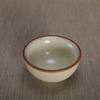 龙泉哥窑青瓷铁胎猪油冻茶杯金炼手工功夫茶具主人杯陶瓷中式收藏