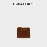 包店CHARLES＆KEITH简约卡包CK6-10680907短款拉链零钱包