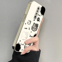 适用红米k30手机壳redmik30i电镀镜面5g全包，防摔套redmi高级感女k3o玻璃m1912g7be钢化膜red可爱kt猫305g