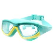 高档镜儿童泳镜泳帽防水雾，x男童女童，游泳大防框眼高清潜水专业