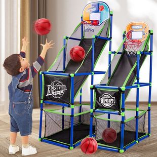 儿童大号篮球投篮机免打孔壁挂式篮扳室内户外运动幼儿园亲子玩具