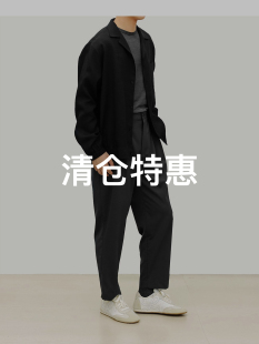 pheather科技仿麻质感抗皱易打理(易打理)休闲外套夹克