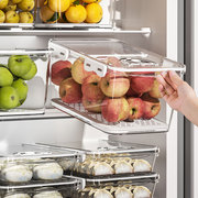 冰箱收纳盒保鲜盒食品级厨房专用水果密封沥水冷冻水饺鸡蛋储物盒