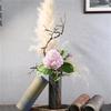 景德镇陶瓷花瓶中式直筒插花器皿，日式花道气客厅玄关摆件装饰花器