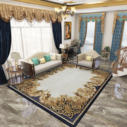 进口纯羊毛地毯现代简欧美式客厅门厅茶几卧室奢华家用定制手工毯